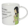 Mug blanc en porcelaine grande anse 30 cl