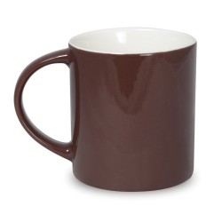 Mug blanc en porcelaine grande anse 30 cl