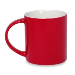 Mug blanc en porcelaine grande anse 30 cl