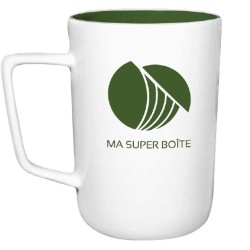 Grand mug allongé 40 cl en porcelaine