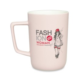 Grand mug allongé 40 cl en porcelaine