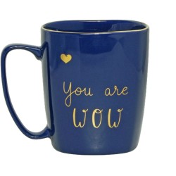 Mug carré en porcelaine 380 ml