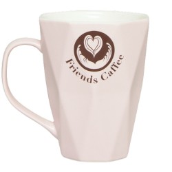 Mug en porcelaine taillée 300 ml
