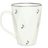 Mug en porcelaine taillée 300 ml