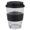 Mug en verre 35 cl avec couvercle