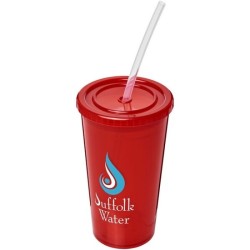 Gobelet translucide à double paroi 350 ml