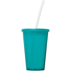 Gobelet translucide à double paroi 350 ml