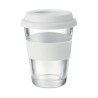 Mug en verre 350 ml Couvercle silicone