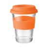 Mug en verre 350 ml Couvercle silicone