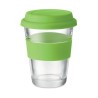 Mug en verre 350 ml Couvercle silicone