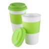 Mug céramique avec couvercle silicone 400 ml