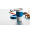 Mug céramique avec couvercle silicone 400 ml