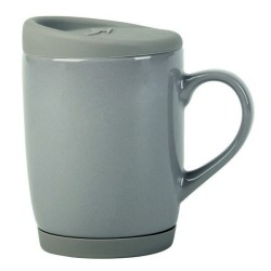 Tasse céramique 350 ml, silicone et couvercle