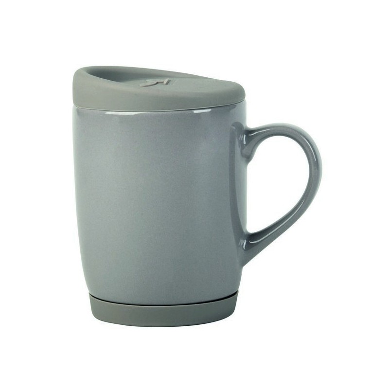Tasse céramique 350 ml, silicone et couvercle
