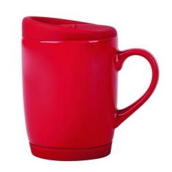 Tasse céramique 350 ml, silicone et couvercle