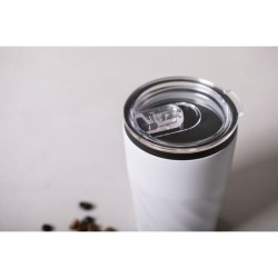 Verre en métal torsadé avec couvercle 350 ml