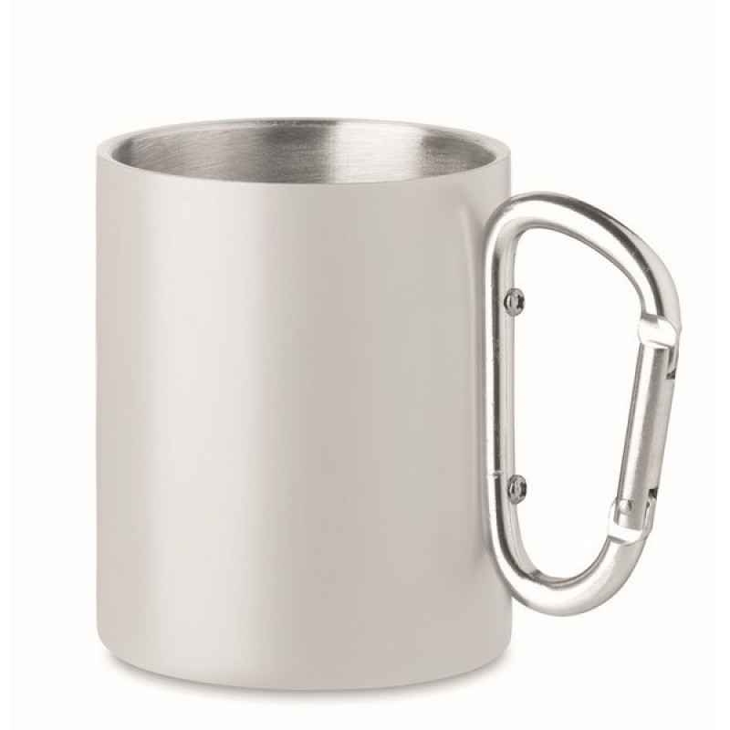 Mug en métal anse mousqueton 300 ml