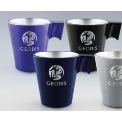 Mug uni en verre trempé 220 ml