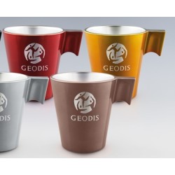 Mug uni en verre trempé 220 ml