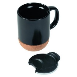 Mug en céramique 350 ml avec couvercle