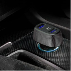 KURUMA - Chargeur Allume Cigare USB et USB-C Ultra-rapide 37W