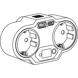 Adaptateur USB avec veilleuse ENDLESS POWER NIGHT