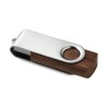 Clé usb en bois  rotative - 2 go