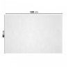 Nappe en papier blanc 80x120cm