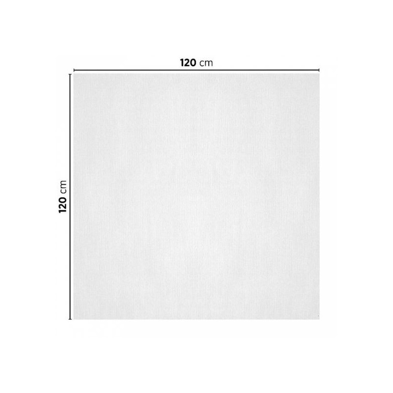 Nappe en papier blanc 120x120cm