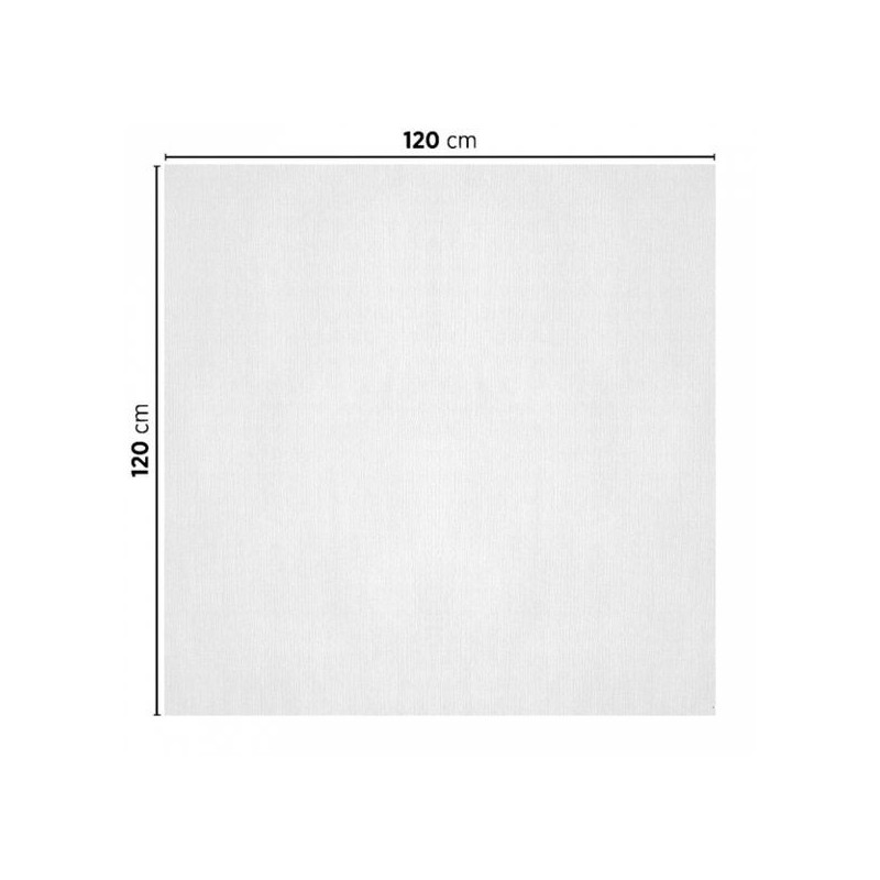 Nappe en papier blanc 120x120cm