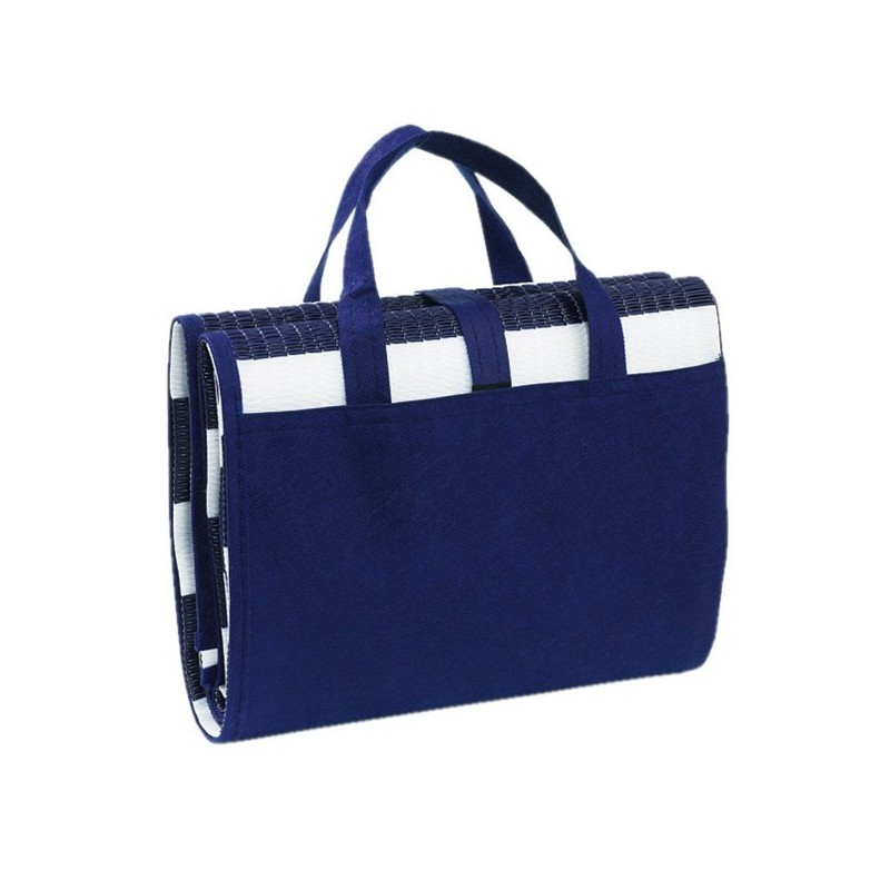 Natte de plage bleue