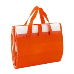 Natte de plage bleue