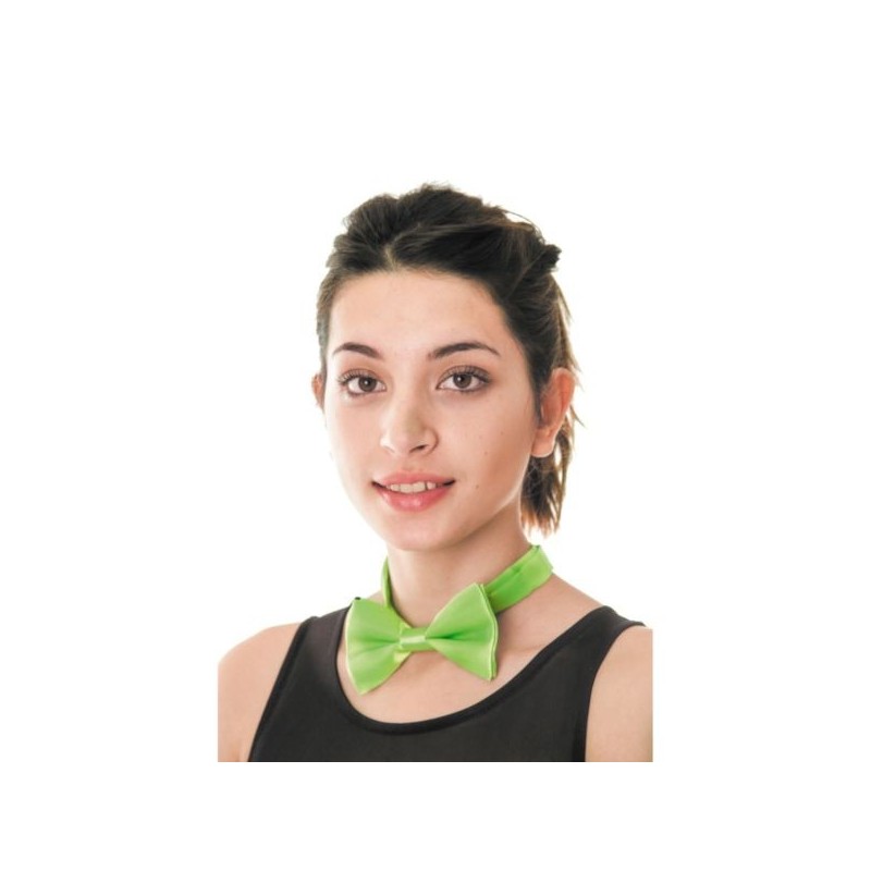 NOEUD PAPILLON ORANGE FLUO