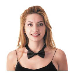 NOEUD PAPILLON ORANGE FLUO