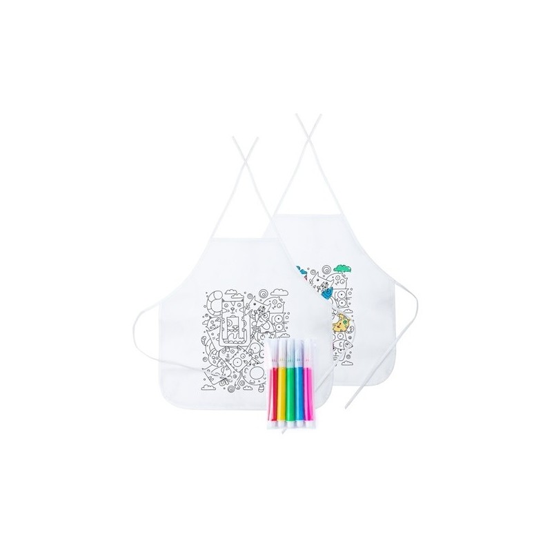 Tablier à colorier - Tizy