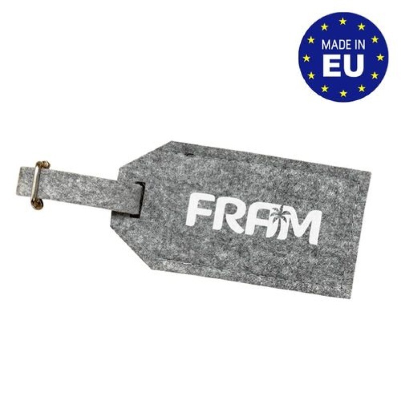 Porte-étiquette à bagage feutrine