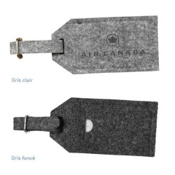 Porte-étiquette à bagage feutrine
