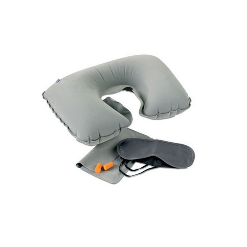 Set oreiller, masque, bouchons