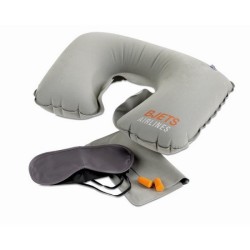 Set oreiller, masque, bouchons