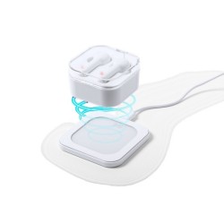 Écouteurs avec base de recharge sans fil