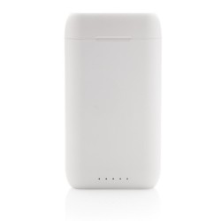 Ecouteurs sans fil avec powerbank 5000 mah