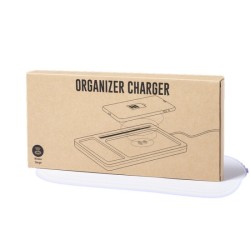 Organiseur de bureau avec chargeur sans fil 5W