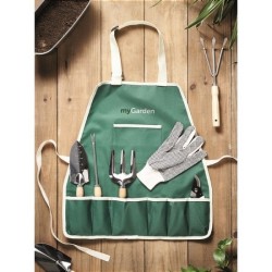 Tablier et outils de jardinage