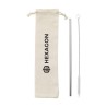 Reusable 1 piece ECO Straw Set paille acier inoxydable
