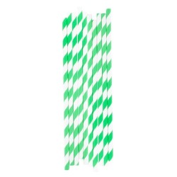 Set de 10 pailles en papier