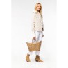Sac panier demi-lune en jonc de mer