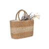 Sac panier en jute et jonc de mer