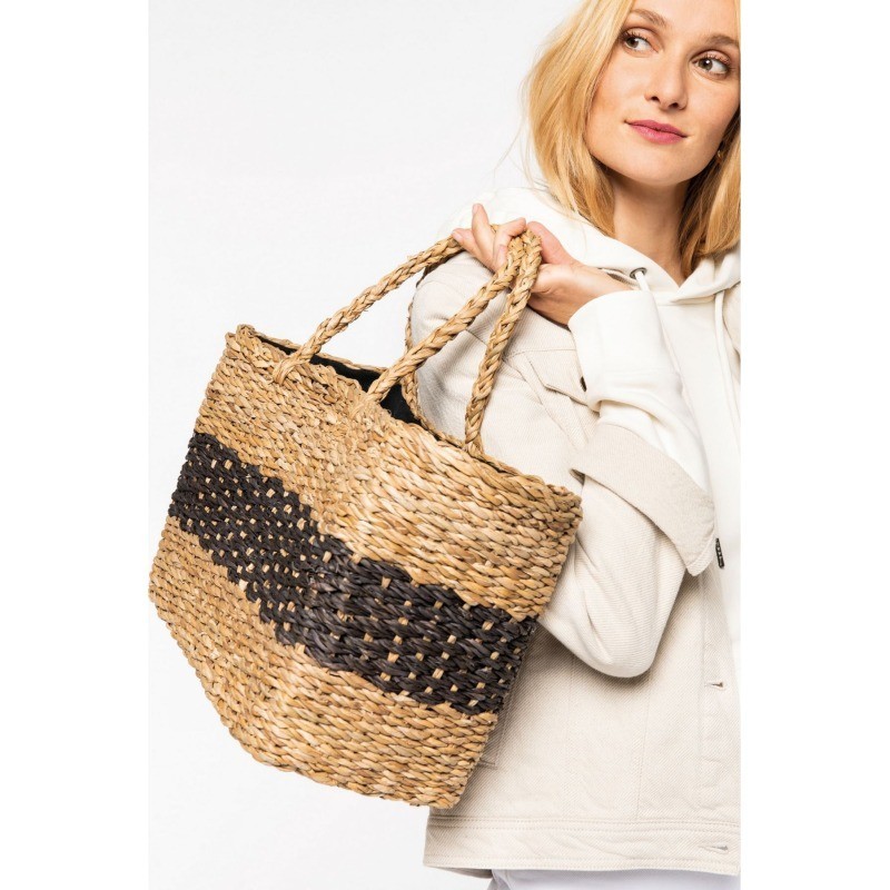 Sac panier en jonc de mer