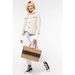 Sac panier en jonc de mer