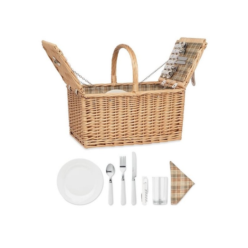 Panier pique-nique en osier 4